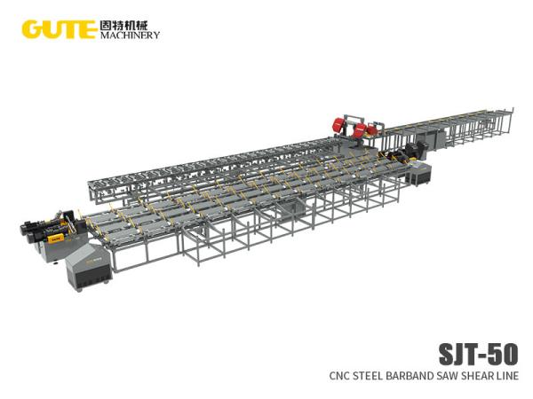 Buy cheap GUTE Rebar Saw Shear Line 380V 220V 440V Steel Bar Shear Cutting from wholesalers
