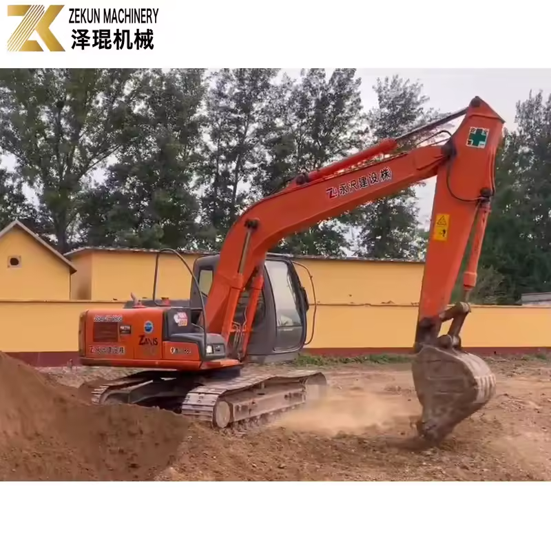 Used Hitachi XX 120 Retro Excavator Zasis 120 M-3 5 in with 6001-8000 Working Hours