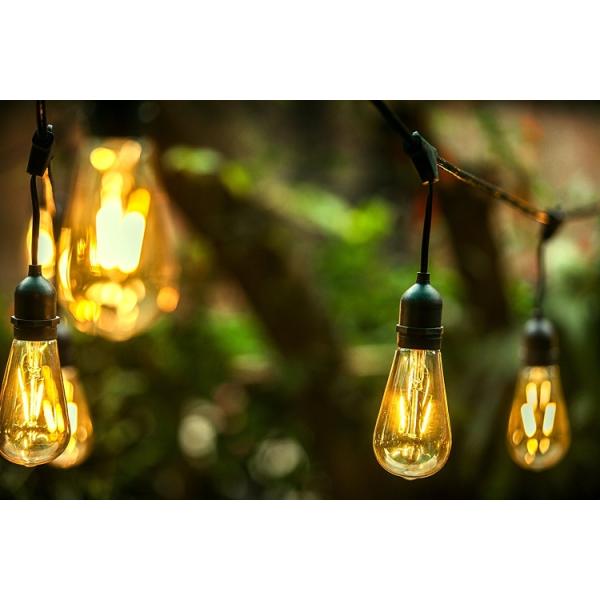 Outdoor 30FT String Light Colourful Change Waterproof With Dimmable Function