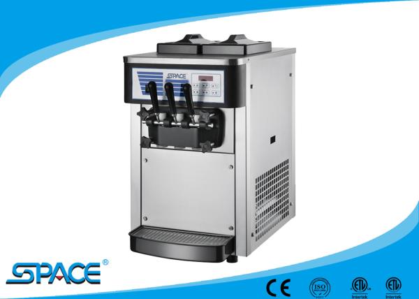 Buy cheap Small Table Top Commercial Ice Cream Machine With Low Noise Twin Twist Flavor from wholesalers
