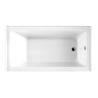 Buy cheap Custom Square Acrylic Freestanding Soaking Bathtub With Armrest from wholesalers