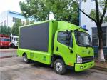 15KW FAW Mobile LED Display Truck , 110km/h Mobile Billboard Advertising Truck