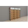 Buy cheap Miniso Style Store Display Shelf , Retail Display Shelving 50-55Kg Per Layer Capacity from wholesalers