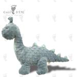 PP Cotton Cartoon Plush Toy Eco Friendly Grey Dinosaur Toy 36 X 47cm
