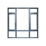 Level 6 Water Tightness Broken Bridge Aluminum Profile Casement Windows for End