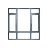 Buy cheap Level 6 Water Tightness Broken Bridge Aluminum Profile Casement Windows for End Buildings from wholesalers