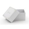 Buy cheap Fashionable Rigid Cardboard Boxes Makeup Gift Box White Hot Stamping from wholesalers