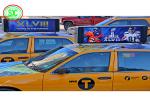 Waterproof Car LED Sign Display Outdoor Full Color Taxi Roof Screen Double Side