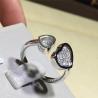 Buy cheap 0.22 Carat Natural Diamonds 18K Chopard Happy Hearts Ring Handmade No Stone from wholesalers
