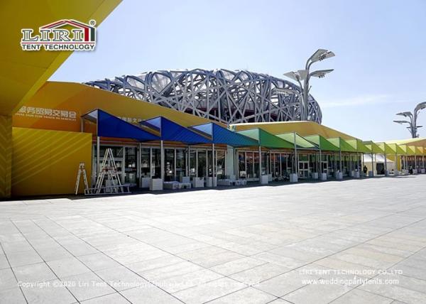 Buy cheap Clear Span 50m Outdoor Exhibition Tents With ABS Walls from wholesalers