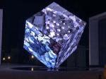 High Resolution P2.5 Outdoor Indoor LED Cube Screen Creative 4 Sides Logo Brand