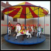 Buy cheap 12 seats simple amusement park carousel rides; carousel horse sale; carousel product