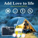 OEM 10000Hrs 9W 6V 3 Light Solar System For Electricity Lack Areas
