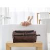 Buy cheap Fashion Waterproof Leather Cosmetic Toiletry Bag With Double Zipper from wholesalers