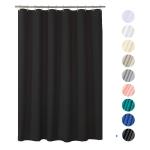 Clear Black color Walmart Bathroom Disposable Plastic PEVA bath shower curtain