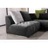 Buy cheap European Modern Elegant Extra Large Velvet Black Sectional Sofa Furniture from wholesalers