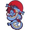 Buy cheap Machine Washable Embroidered Dragon Patch With Iron On Backing from wholesalers