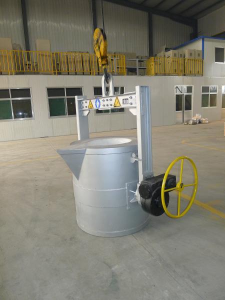 Buy cheap 3000KG Capacity Molten Aluminum Transfer Ladles Bottom Pouring Ladles 90C from wholesalers