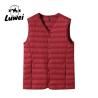 Buy cheap V Neck Bubble Vest Jacket Polyester Lightweight Outdoor Sport Waistcoat from wholesalers