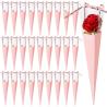 Buy cheap Handmade Custom Cut Valentine's Day Rose Sleeves in Gravure Printed Kraft Paper Bag from wholesalers