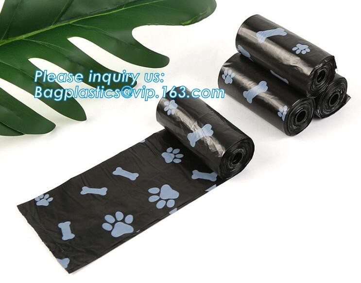 Biodegradable Compostable Scented High Quality HDPE Plastic Baby Nappy Sacks Baby Diaper Bags with Tie Handles, bagease