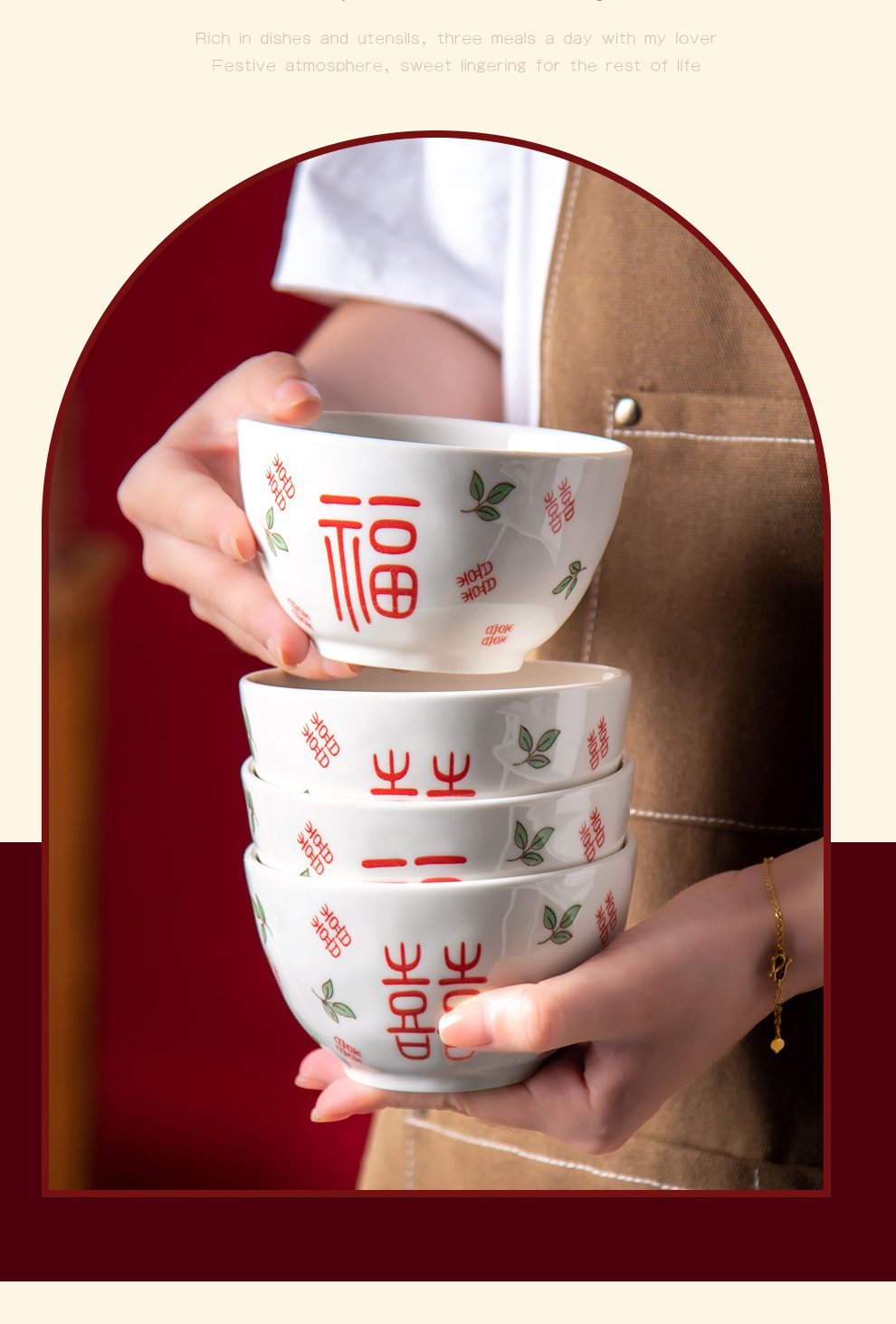 Ceramic Dinnerware Gift Set For 6 People Chinese Sustainable Porcelain Plates Sets