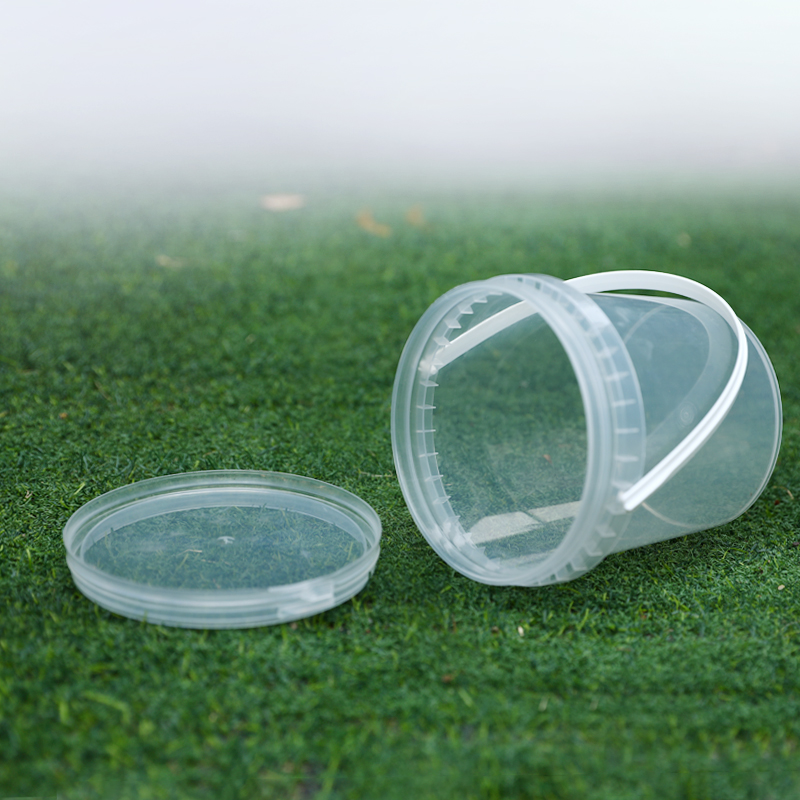 Water Bucket with Customize Print Transparent Food Grade Impact Resistant Plastic