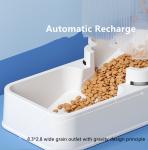 Dogs Cats Food Feeder And Water Dispenser 3.5L,2 In 1 Cat Food Water Dispensers