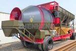Precast Cement Sand 35m3 Concrete Mixing Plant Mobile Drum Mix Plant