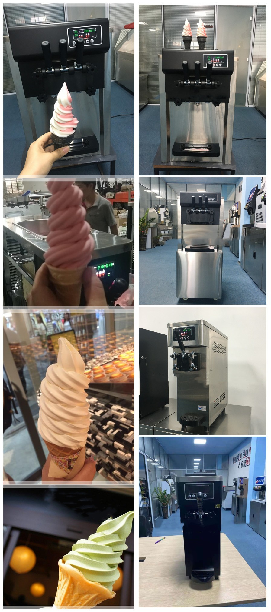 Hot sale hard ice cream making machine and gelato maker