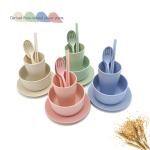 Amazon Hot Sale Eco-friendly Biodegradable Kids Children Dinnerware Set Bowl