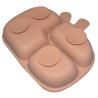 Buy cheap MHC Baby Silicone Divided Plate With Suction BPA Free Silicone Feeding Set Animal Shaped from wholesalers