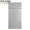 Buy cheap Modern White Shaker Kitchen Cabinets With Laminated Half Bullnose Countertop Edging from wholesalers