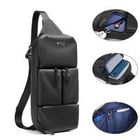 Buy cheap Anti Theft Water Resistant Mens Vest Chest Sling Bags 0.44kg product