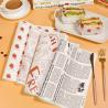 Buy cheap Food Grade Waxed Paper Customize Logo Greaseproof Burger Wrap Paper from wholesalers