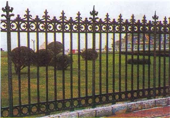 Hot Dipped Galvanized Exterior Wrought Iron Stair Railings , Cast Iron Handrail