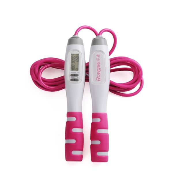 Buy cheap Fitness Jump Rope 2.8m Turn Count Time Setting ASJ-01 Pink Fat Loss Jump Rope For Commercial In Home Gym from wholesalers