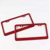 Buy cheap Custom 3D Printing Parts Bling Metal Embossed Pink Crystal Rhinestone Car Number Holder Us License Plate Cover Frame from wholesalers