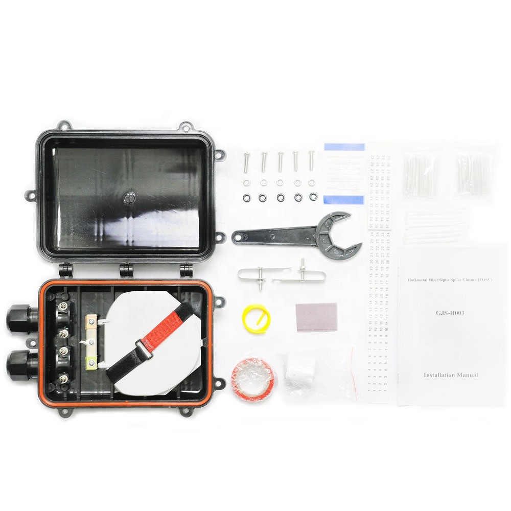 Horizontal FOSC GJS-H003 24 Core fiber optic splicing box