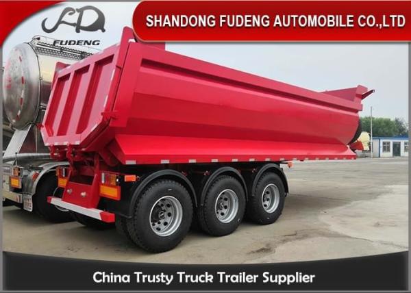 Buy cheap 25 Cubic Meters 3 Axles Cement Dump Semi Trailer from wholesalers