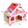 Buy cheap 37.5cm Casa Vintage Wooden Dollhouse Furniture DIY Miniature from wholesalers