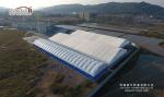 Industrial Warehouse Tent ABS Sidewall Thermo White Roof For Outdoor Building