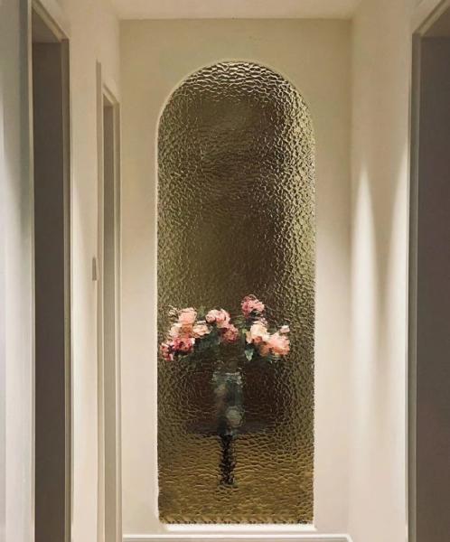 Buy cheap Hallway Living Room Partition Glass Decoration Glass Divider For Living Room from wholesalers