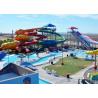 Buy cheap Outdoor Giant Water Slide Tantrum Valley Space Bowl Colorful FRP Slide from wholesalers