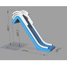 Buy cheap Gray Strong Huge Bouncy Slide , Wet Dry Slide Inflatable For Yacht from wholesalers