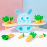 Buy cheap Wooden Rabbit Balance Building Block Radish Pulling Game from wholesalers