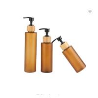 Buy cheap 200ml 24mm Cosmetic Amber Glass Essential Oil Bottles Jars 24/410 3.4oz product
