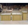 Buy cheap Luxury Exhibition Glass Jewelry Showcase 3 Color Lights With Locking Jewelry Display Case from wholesalers