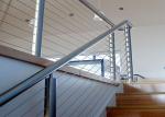 Durable Stainless Steel Wire Railing , Stainless Steel Wire Balustrade Easy