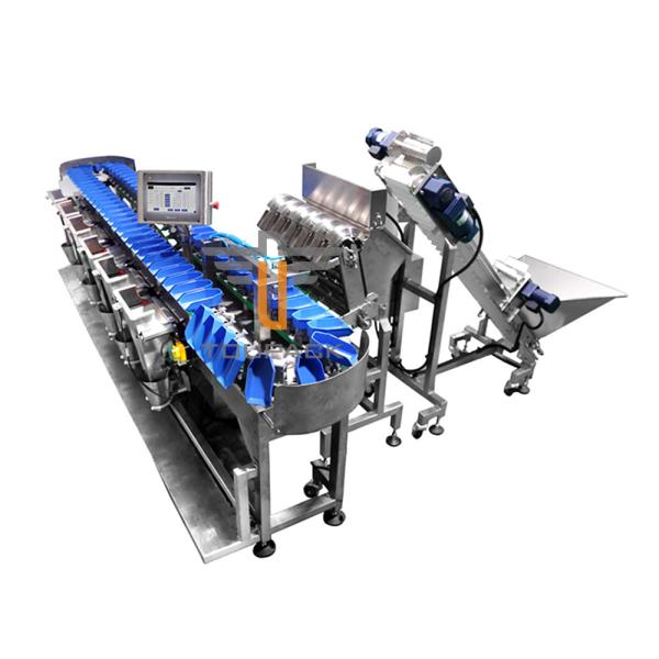 Buy cheap Conveyor Fish Fruit SUS304 1000g Weight Sorting Machine from wholesalers
